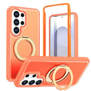 Silicone Magnetic Anti-drop Protective Phone Case with 360 Rotating Holder, For Galaxy S26 / S25 FE 5G, For Galaxy S26+ 5G, For Galaxy S26 Ultra 5G, For Galaxy S26 5G, For Galaxy S25 Ultra 5G