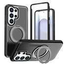 Silicone Magnetic Anti-drop Protective Phone Case with 360 Rotating Holder, For Galaxy S26 / S25 FE 5G, For Galaxy S26+ 5G, For Galaxy S26 Ultra 5G, For Galaxy S26 5G, For Galaxy S25 Ultra 5G