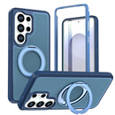 Silicone Magnetic Anti-drop Protective Phone Case with 360 Rotating Holder, For Galaxy S26 / S25 FE 5G, For Galaxy S26+ 5G, For Galaxy S26 Ultra 5G, For Galaxy S26 5G, For Galaxy S25 Ultra 5G