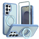 Silicone Magnetic Anti-drop Protective Phone Case with 360 Rotating Holder, For Galaxy S26 / S25 FE 5G, For Galaxy S26+ 5G, For Galaxy S26 Ultra 5G, For Galaxy S26 5G, For Galaxy S25 Ultra 5G