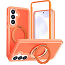 Silicone Magnetic Anti-drop Protective Phone Case with 360 Rotating Holder, For Galaxy S26 / S25 FE 5G, For Galaxy S26+ 5G, For Galaxy S26 Ultra 5G, For Galaxy S26 5G, For Galaxy S25 Ultra 5G