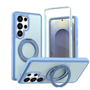 Silicone Magnetic Anti-drop Protective Phone Case with 360 Rotating Holder, For Galaxy S26 / S25 FE 5G, For Galaxy S26+ 5G, For Galaxy S26 Ultra 5G, For Galaxy S26 5G, For Galaxy S25 Ultra 5G