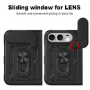 Sliding Camera Cover Design TPU+PC Phone Case, For iPhone Duo