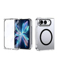 For iPhone Duo MagSafe Integrated Clear PC Phone Case