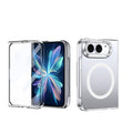 For iPhone Duo MagSafe Integrated Clear PC Phone Case