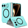 For iPhone Duo Magsafe Magnetic Folding PC Phone Case
