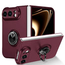 For iPhone Duo Armor Ring Holder Phone Case