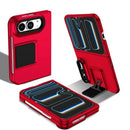 For iPhone Duo Three-dimensional Folding Holder PC Phone Case