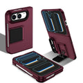 For iPhone Duo Three-dimensional Folding Holder PC Phone Case