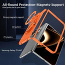 For iPhone Fold 360 Rotation Ring Holder MagSafe Shockproof PC Phone Case