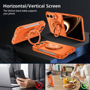 For iPhone Fold 360 Rotation Ring Holder MagSafe Shockproof PC Phone Case