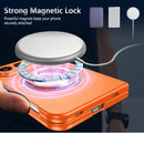 For iPhone Fold 360 Rotation Ring Holder MagSafe Shockproof PC Phone Case