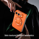 For iPhone Fold 360 Rotation Ring Holder MagSafe Shockproof PC Phone Case