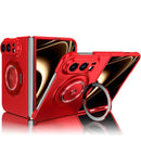 For iPhone Fold 360 Rotation Ring Holder MagSafe Shockproof PC Phone Case