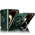 For iPhone Fold 360 Rotation Ring Holder MagSafe Shockproof PC Phone Case