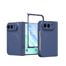 For iPhone Duo Full Cover HD Integrated Magnetic Hinge Folding Phone Case