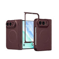 For iPhone Duo Full Cover HD Integrated Magnetic Hinge Folding Phone Case