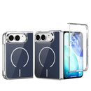 Integrated Glass Scratch Resistant Magnetic Phone Case, For iPhone Duo