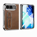 Invisible Stand Design Integrated Film Phone Case, For iPhone Duo