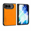 For iPhone Duo i.Crystal Lambskin Integrated Film Phone Case
