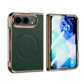 Litchi Texture Magnetic Integrated Film Phone Case, For iPhone Duo