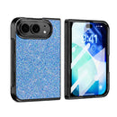 For iPhone Duo Flash Diamond Integrated Film Phone Case