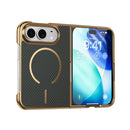 For iPhone Duo Textured Magnetic Integrated Film Phone Case