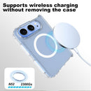 For iPhone Duo Micro Airbag Shockproof Magnetic Phone Case