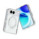 Terminator Style Glitter Powder Magnetic Holder Phone Case, For iPhone Duo