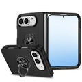 PC + TPU Magnetic Phone Case with Invisible Ring Holder, For iPhone Duo