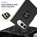 PC + TPU Magnetic Phone Case with Invisible Ring Holder, For iPhone Duo