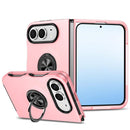 PC + TPU Magnetic Phone Case with Invisible Ring Holder, For iPhone Duo