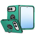 PC + TPU Magnetic Phone Case with Invisible Ring Holder, For iPhone Duo