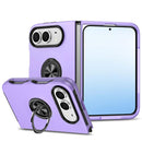 PC + TPU Magnetic Phone Case with Invisible Ring Holder, For iPhone Duo