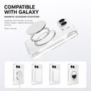 Crystal Clear Magnetic Phone Case with 360 Rotation Holder, For iPhone Duo