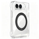 Crystal Clear Magnetic Phone Case with 360 Rotation Holder, For iPhone Duo