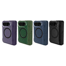 For iPhone Duo Integrated Skin-Friendly Magnetic Phone Case with Holder