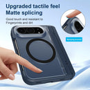 For iPhone Duo Integrated Skin-Friendly Magnetic Phone Case with Holder