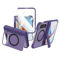 For iPhone Duo Integrated Skin-Friendly Magnetic Phone Case with Holder