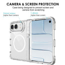 For iPhone Duo TPU PC Hybrid 2.5mm Thick Hinge Shockproof Magnetic Phone Case
