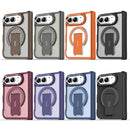 For iPhone Duo Invisible Fold Holder Magnetic Phone Case
