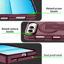 For iPhone Duo Invisible Fold Holder Magnetic Phone Case