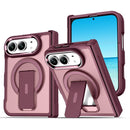 For iPhone Duo Invisible Fold Holder Magnetic Phone Case
