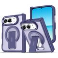 For iPhone Duo Invisible Fold Holder Magnetic Phone Case