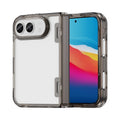 For iPhone Duo PC Hybrid TPU Airbag Folding Center Axis Phone Case