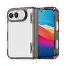 For iPhone Duo PC Hybrid TPU Airbag Folding Center Axis Phone Case
