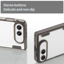 For iPhone Duo PC Hybrid TPU Airbag Folding Center Axis Phone Case