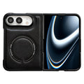Textured Magnetic Magsafe PU Phone Case, For iPhone Duo