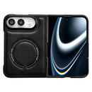 Textured Magnetic Magsafe PU Phone Case, For iPhone Duo