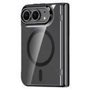 For iPhone Duo Integrated HD Film Electroplated Crystal Clear Center Axis Magnetic